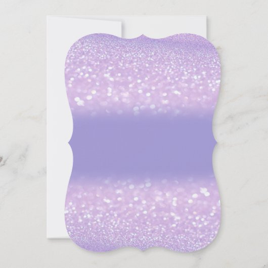 Invitation Sweet 16 Parties scintillant Bokeh Ombre, Parties  (Dos)