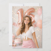 Invitation Sweet 16 photo birthday (Dos)