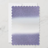 Invitation Sweet 16 Purple Parties scintillant Bokeh Ombre Pa (Dos)