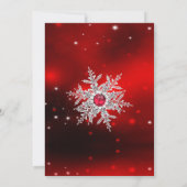 Invitation Sweet 16 Red Princess Masquerade Silver Party (Dos)