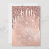 Invitation Sweet 16 Rose Gold tendance (Dos)