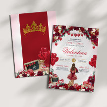 Sweet 16 Saint Valentin 16e fête d'anniversaire