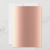 Invitation Sweet 16 Seize Anniversaire Rose Gold Drips (Dos)