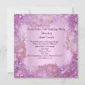 Invitation Sweet 16 Seize Jolies Perles Flocon de Neige 2 (Dos)