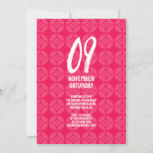 Invitation Sweet 16 Sushi 花 菱 七 宝 紋 Hanabishi Shippo (Dos)