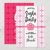 Sweet 16 Sushi 花 菱 七 宝 紋 Hanabishi Shippo