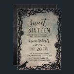 Invitation Sweet 16 Vintage Rose & Thorn Dark Fairytale<br><div class="desc">Sweet 16 Dark Rose & Thorn Vintage Fairytale Invitations d'anniversaire.</div>
