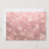 Invitation Sweet 16 Winter Wonderland Sparkle Snowflakes (Dos)