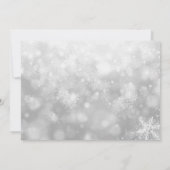 Invitation Sweet 16 Winter Wonderland Sparkle Snowflakes (Dos)