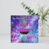 Invitation Sweet 16e anniversaire Musique Dance Pa (Debout devant)