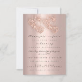 Invitation Sweet 16e anniversaire Rose Parties scintillant Dr (Devant)