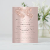 Invitation Sweet 16e anniversaire Rose Parties scintillant Dr (Debout devant)