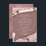 Invitation Sweet 16th Birthday Fête des mariées 3D Effect Ros<br><div class="desc">florenceK design élégante et chic invitation pour de nombreuses occasions ligne fête d'anniversaire,  douche nuptiale,  anniversaire etc</div>