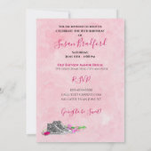 Invitation Sweet 16th Birthday Party Invitation, Basket (Dos)