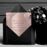 Invitation Sweet 16th Dress Spark Rose Gold Diamond<br><div class="desc">Minimalisme et élégance Décoré avec un motif de robe Élégant script en blanc doux complète le look. Vous avez besoin d'aide pour enregistrer le libellé de la date ou la personnalisation ? Contactez-moi via le lien "Demandez à ce concepteur" sur cette page florenceK design</div>