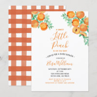 Sweet as a Peach est en chemin Baby shower