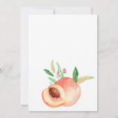 Invitation Sweet as a Peach Greenery Baby shower (Dos)