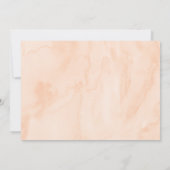 Invitation Sweet As A Peach Troisième Anniversaire (Dos)