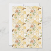 Invitation Sweet as can Bee Honeycomb Bee Custom Baby Shower (Dos)
