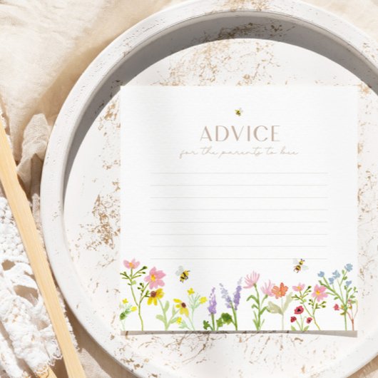 Invitation Sweet As Can Bee Modern Minimal Conseils Card