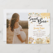 Invitation Sweet As Can Bee Sunflower Photo (Devant)