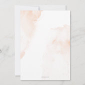 Invitation Sweet as Peach Girl Anniversaire (Dos)