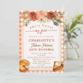 Invitation Sweet As Pie Harvest Automne Thème Anniversaire Fê (Debout devant)