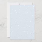 Invitation Sweet Baby Angel, premier anniversaire et baptême (Dos)