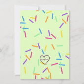 Invitation Sweet Baby Sprinkled w/ Love, Cupcake Shower (Dos)