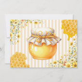 Invitation Sweet Bee One Photo 1st Birthday Invite (Dos)