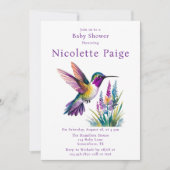 Invitation Sweet Begin : Une fête Baby shower (Devant)