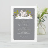 Invitation Sweet Bouquet Garden Fête des mariées (Debout devant)