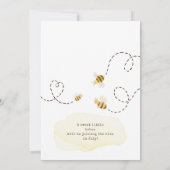 Invitation Sweet Bumble Bee Baby shower (Dos)