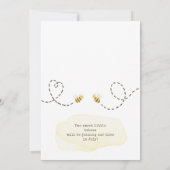 Invitation Sweet Bumble Bee Twins Baby shower (Dos)