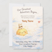 Invitation Sweet Bunny Sun Celebration Style (Devant)