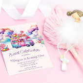 Invitation Sweet Candy Lane Budget d'anniversaire de l'enfant