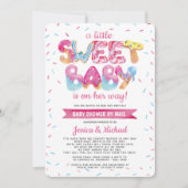 Invitation Sweet Candyland Sprinkles Baby shower par courrier (Devant)