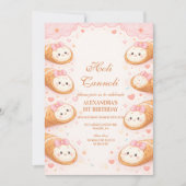 Invitation Sweet Cannoli Bakery Bow 1st Birthday (Devant)