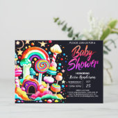 Invitation Sweet Celebration Baby shower de bonbons (Debout devant)