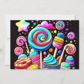 Invitation Sweet Celebration Baby shower de bonbons (Dos)