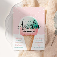 Sweet Celebration Glace Cream Girl Anniversaire