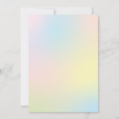 Invitation Sweet Celebration Pastel Candy Shoppe Anniversaire (Dos)