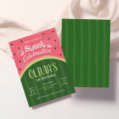 Invitation Sweet Celebration Watermelon Anniversaire Invitati