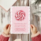 Invitation Sweet Christmas Fun Peppermint Candy 