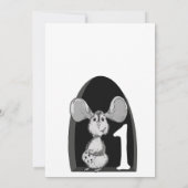 Invitation Sweet Cookie Mouse First Birthday (Dos)