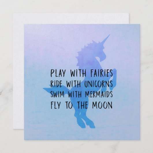 Invitation SWEET DREAMS 5.25 x 5.25 card (Devant / Derrière)