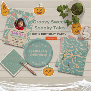 Invitation Sweet Éffrayant Tales Halloween Anniversaire Invit