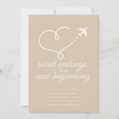 Invitation Sweet Endings Moving Retirement Party (Devant)