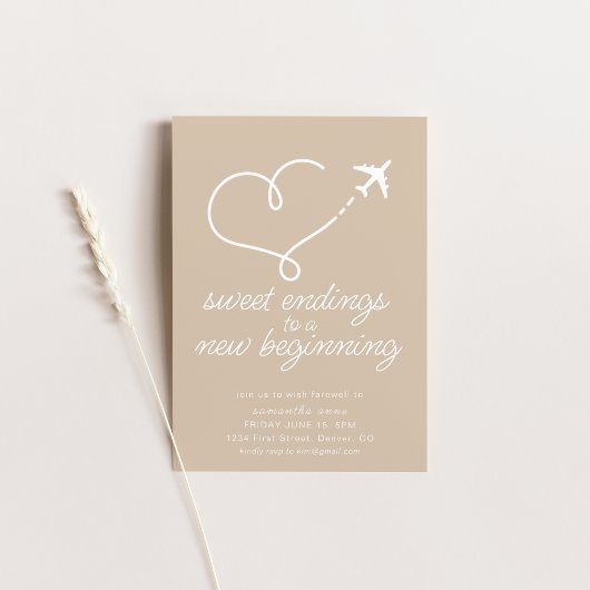 Invitation Sweet Endings Moving Retirement Party