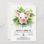 Invitation Sweet Farmyard Friends Boho Pig Girl Anniversaire<br><div class="desc">Rejoignez Sweet Farmyard Friends pour une délicieuse fête d'anniversaire Boho Pig Girl! Cette invitation n'est pas seulement une carte ; c'est une entrée vers une ferme où de adorables porcelets et leurs amis boho se rassemblent au milieu de couleurs vives et de charme bohème, promettant une expérience d'anniversaire aussi douce...</div>